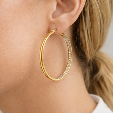 Creoler med klare sten - 45 mm