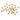 store blomster mellemstykker guld 6,5 mm 20 stk

