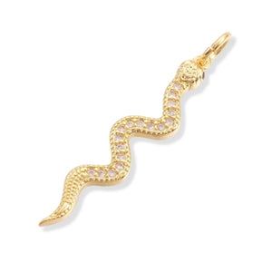 Slange vedhæng med  Cubic Zirconia