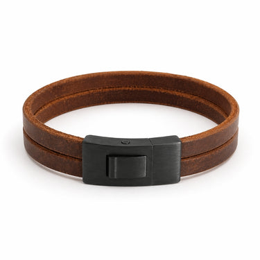 rektangulær kliklås til læderarmbånd