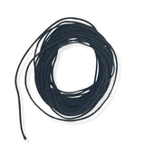 Sort polyester knyttesnor 1 mm – 4 meter