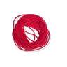 Rød polyester knyttesnor 1 mm – 4 meter