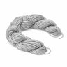 Grå polyester knyttesnor 2 mm – 16 meter