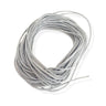 Grå polyester knyttesnor 1 mm – 4 meter