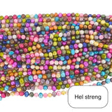 Ferskvandsperler, MIX, barok, 6 - 7 mm 1/1 streng.