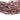 Ferskvandsperler,  Brun,  4 - 6 mm, Hel streng