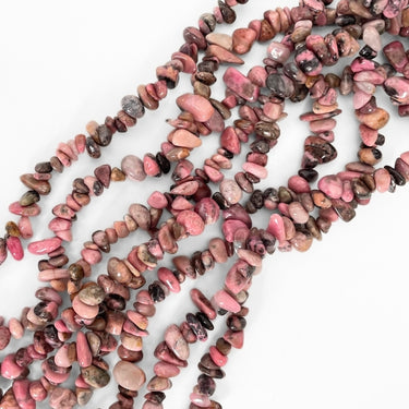 Rhodonit, splitter/ chips 1/1 streng