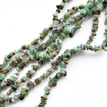 Chrysoprase, splitter/ chips - Hel streng