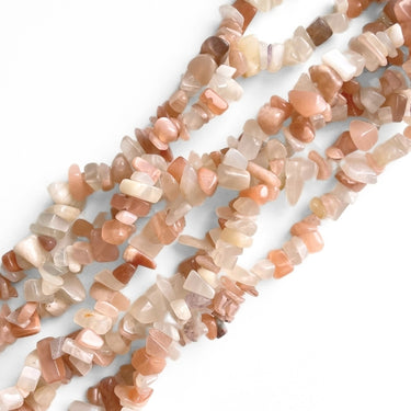 Multifarvet månesten, splitter/ chips -Streng