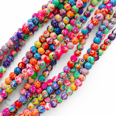 8 mm Fimoler perler - Hel streng