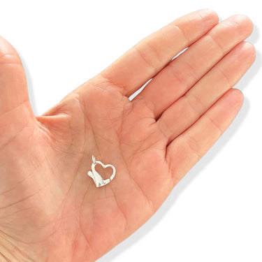 Hjerte karabinlås stor