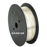 Halvhård sølvtråd 0,6 mm i 925 sterling sølv – 1 meter