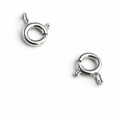925 Sterling sølv fjederlåse 6 mm, 2 stk.