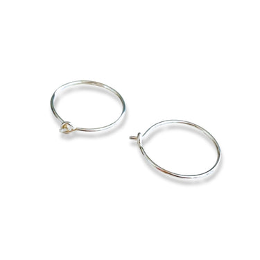 925 Sterling sølv Creoler / Hoops 20 mm