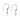 Kraftig model øreringe med stiftøsken vedhæng med lille klar zirkonia sten. Øreringene er i ægte 925 Sterling sølv