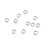 10 stk. åbne øskner 3,5 mm i 925 sterling sølv