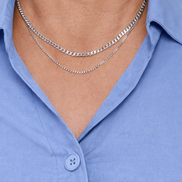 925 Sterling sølv Panzerkæde, 2,9 mm bred