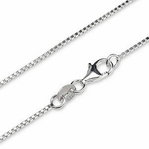925 Sterling sølv Veneziakæde med lås, 45 cm.