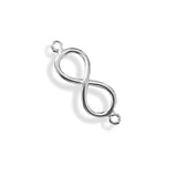 Uendelighedstegn i ægte 925 sterling sølv – til armbånd og halskæder