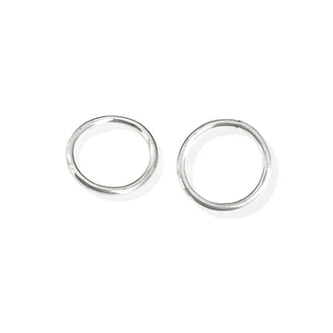 925 Sterling sølv Øsken / åben ring 1,2 x 10  mm, 2 stk.