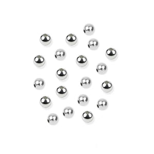 925 Sterling sølvperler 2 mm, 20 stk.