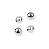 4 mm glatte Sterling sølvperler
