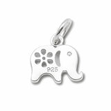 925 Sterling sølv Elefant vedhæng