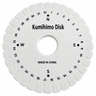 Kumihimo disk på hvid baggrund