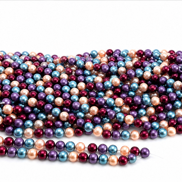 South Sea Shell perler 10 mm i mix farver