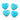 17 mm Magnesite hjerter - 4 stk.