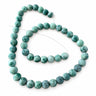 8 mm mat grøn pletjaspis – hel streng