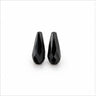 Sort onyx dråber facet 6 x 16 mm - 2 stk.