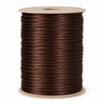 Brun satinknyttesnor 2,5 mm - 100 meter