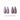 Purple jade dråber – 2 stk. pr. pose, farven varierer
