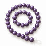 10 mm lilla South Sea Shell perler - hel streng