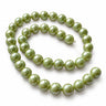 10 mm grønne South Sea Shell perler - Hel streng