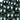 16 mm armygrønne South Sea Shell perler - nærbillede