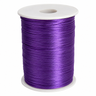 Lilla satin knytesnor 2 mm på rulle, 100 meter