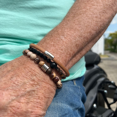 Forskellige Herre elastik perle armbånd
