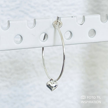 925 Sterling sølv Mini hjerte