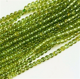 3 mm Peridot - Hel streng