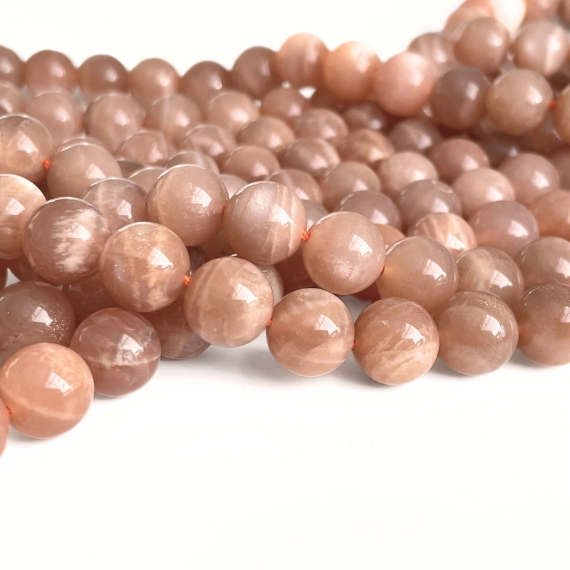 10 mm Sunstone / Solsten - Hel streng