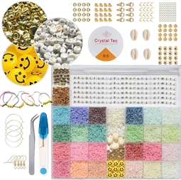 DIY Seed beads og smykkedele - Sæt 1
