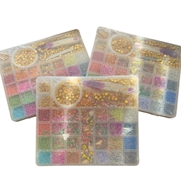 DIY Seed beads og smykkedele - Sæt 10