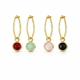 Creoler øreringe med vedhæng