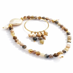 DIY Inspiration til armbånd og ørering med perler