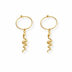 Inspiration til creoler øreringe med slangevedhæng