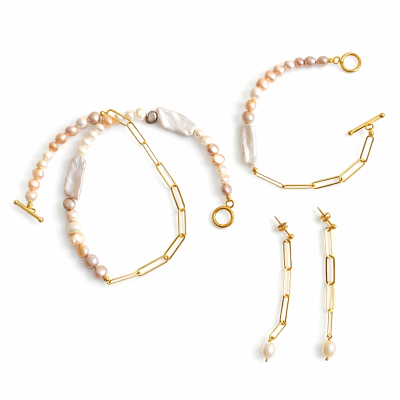 Inspiration til Smykker lavet med kæde og perler