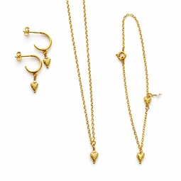 Inspirations til smykker du selv kan lave med små hjerter