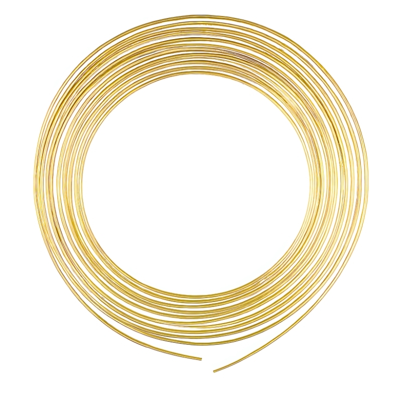 5 meter messingtråd, 1 mm tyk.